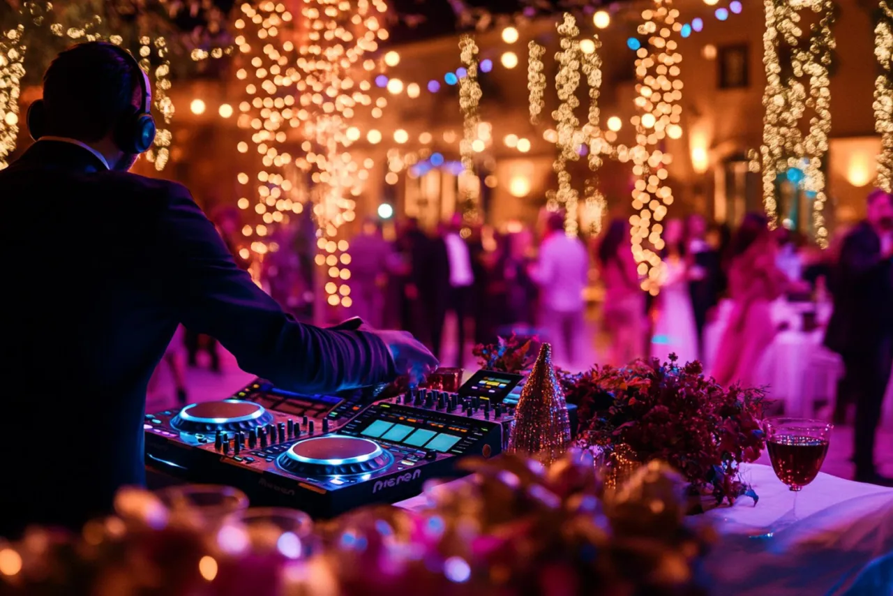 DJ en prestation lors d'une soirée